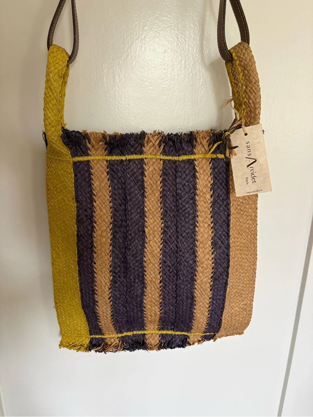 NWT Sans Aridet Paris Facteur Bag